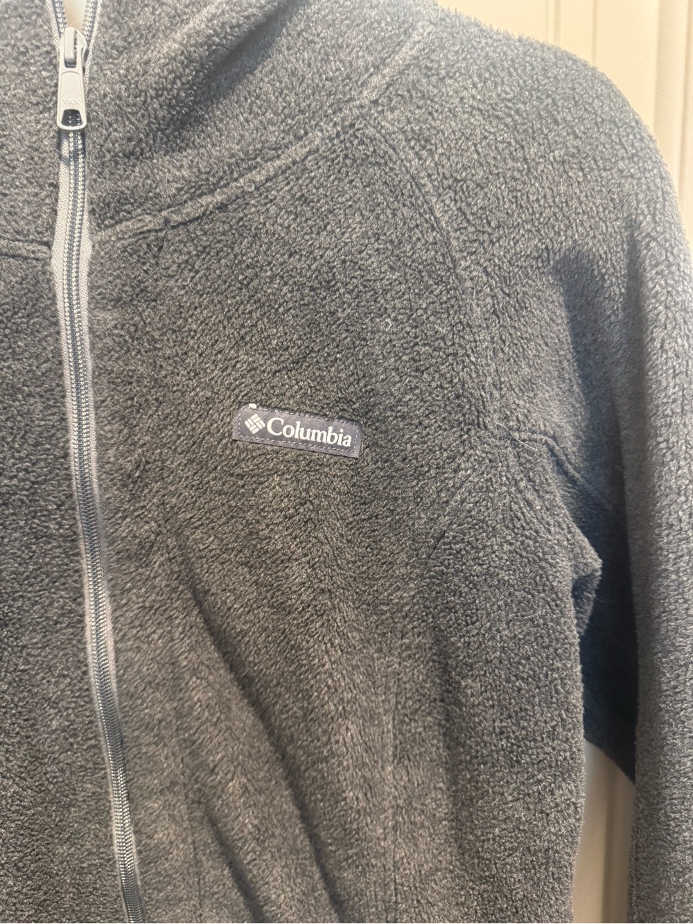 Columbia women’s Charcoal Gray Full-Zip Fleece Jacket